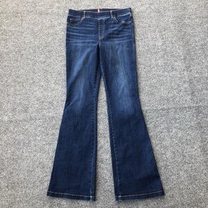 Spanx flare jeans in midnight shade size XL Tall